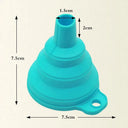 Space-Saving Silicone Funnel for Kitchen