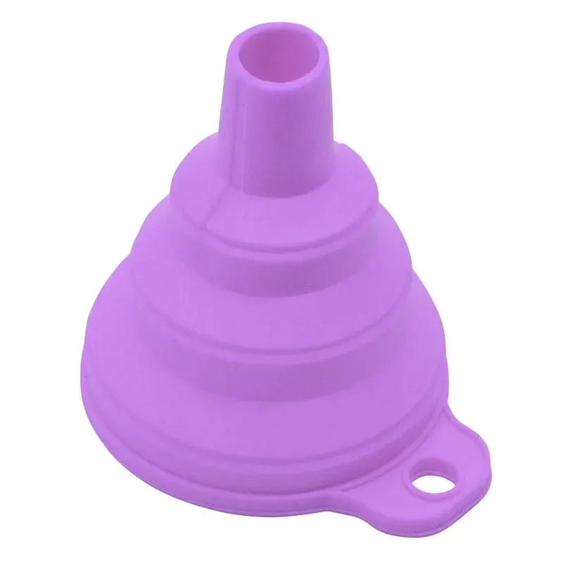 Mini Foldable Silicone Funnel Collapsible Portable Oil Beer Compact Kitchen