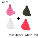 Space-Saving Silicone Funnel for Kitchen