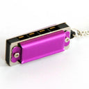 Mini Harmonica Pendant Necklace Creative Four-hole Musical Instruments
