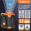 Mini High Speed Bladeless Neck Fan With USB Power