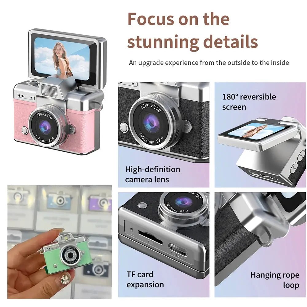 Mini Keychain Camera 1080P HD Video Captures Moments on the Go for Students 2026