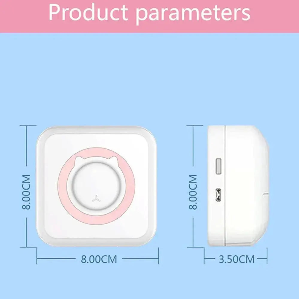 Mini Wireless Label Printer Sticker Maker For Easy Use
