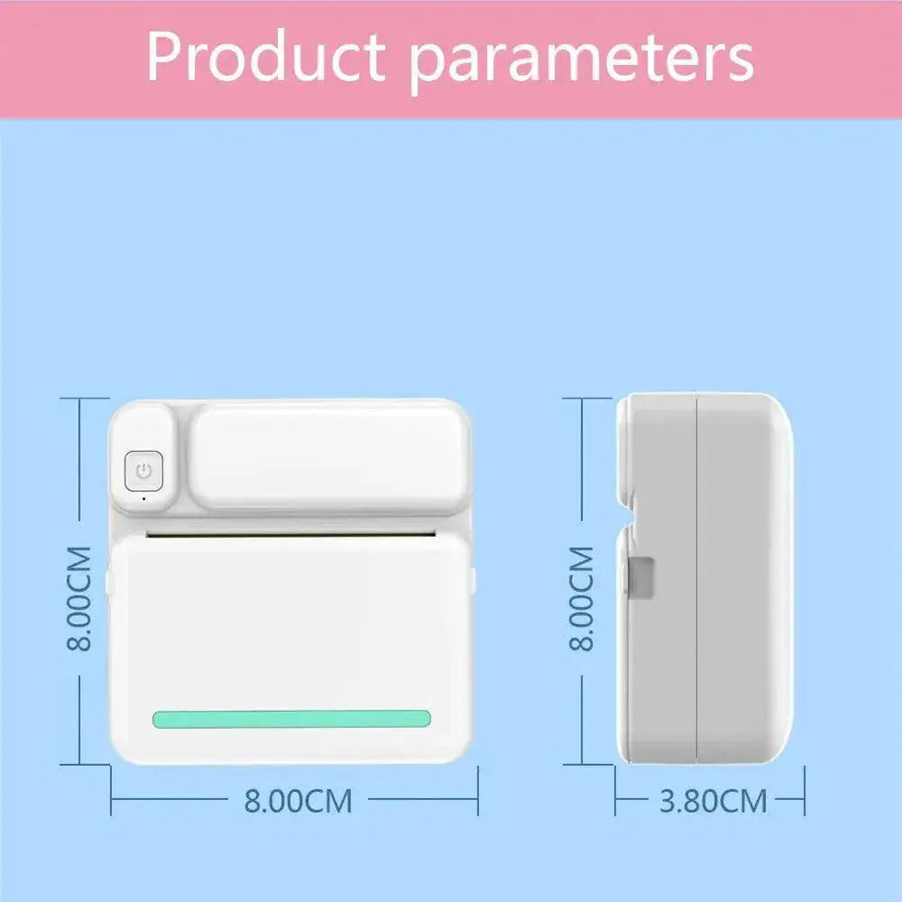 Mini Wireless Label Printer Sticker Maker For Easy Use