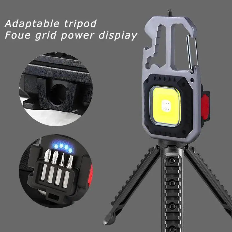 Mini LED Keychain Flashlight Versatile Outdoor Tool