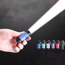Mini LED Keychain Flashlight Compact USB Rechargeable Torch
