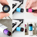 Mini LED Keychain Flashlight Compact USB Rechargeable Torch