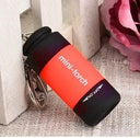 Mini LED Keychain Flashlight Compact USB Rechargeable Torch