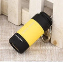 Mini LED Keychain Flashlight Compact USB Rechargeable Torch