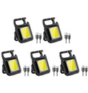 Mini LED Keychain Flashlight USB Rechargeable