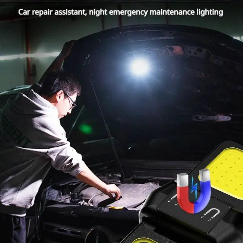 Mini LED Keychain Flashlight USB Rechargeable Portable Light