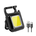 Mini LED Keychain Flashlight USB Rechargeable