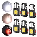 Mini LED Keychain Work Light USB Rechargeable Flashlight