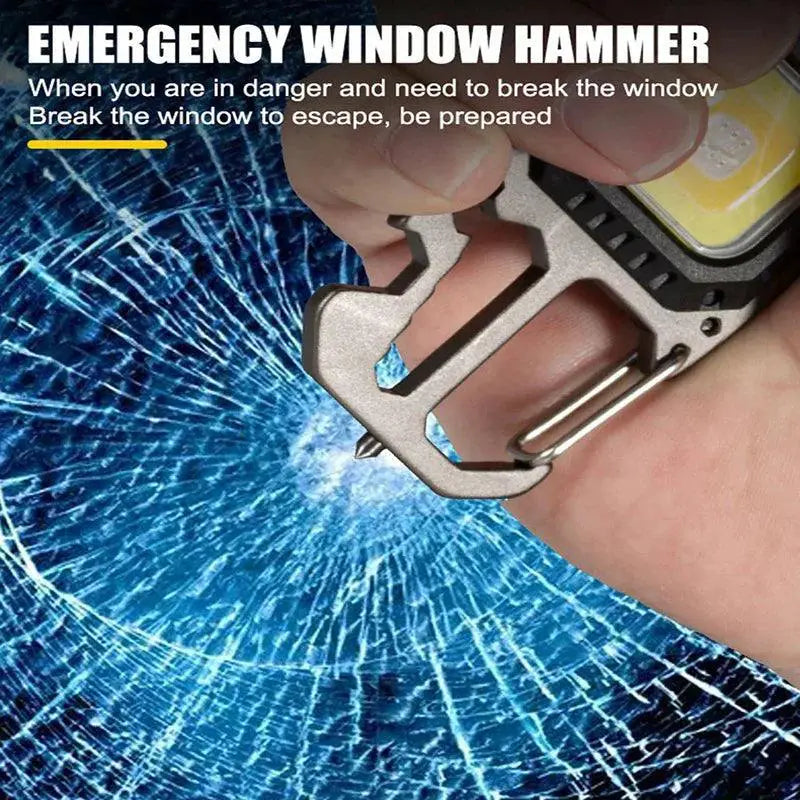 Mini LED Keychain Work Light USB Rechargeable Flashlight - OurLum.com