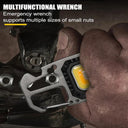 Mini LED Keychain Work Light USB Rechargeable Flashlight