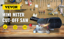 VEVOR Mini Miter Cut-off Chop Saw 0-45° Benchtop Tool