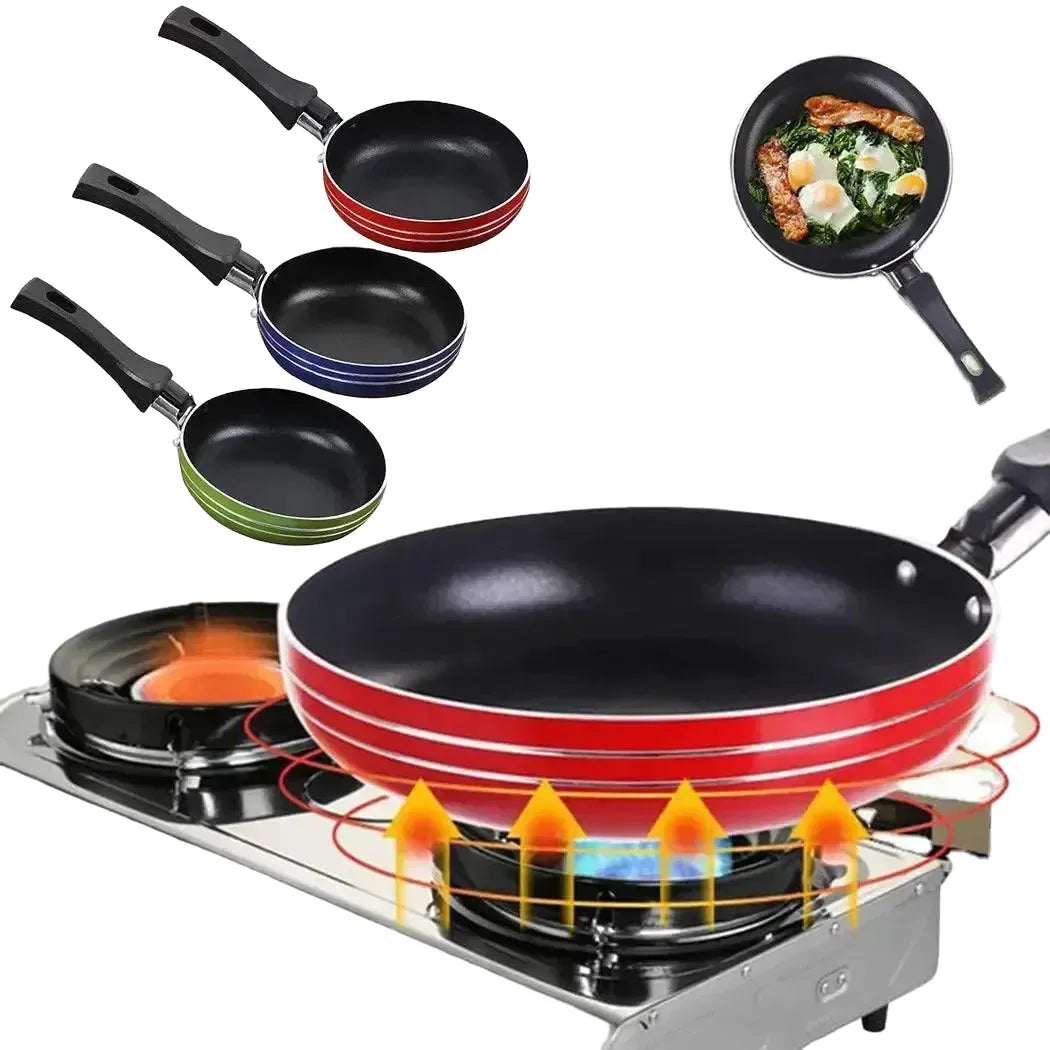 Mini Nonstick Stainless Steel Frying Pan for Eggs and Sauces — product view 1