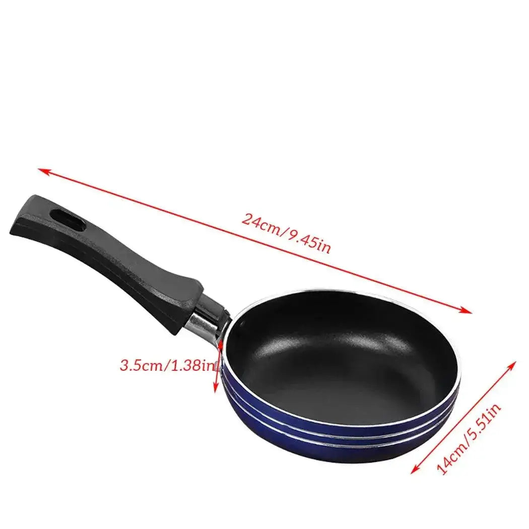 Mini Nonstick Stainless Steel Frying Pan for Eggs and Sauces