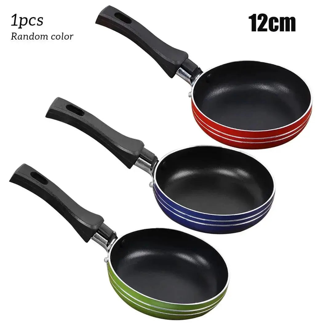 Mini Nonstick Stainless Steel Frying Pan Set 12cm 14cm 16cm