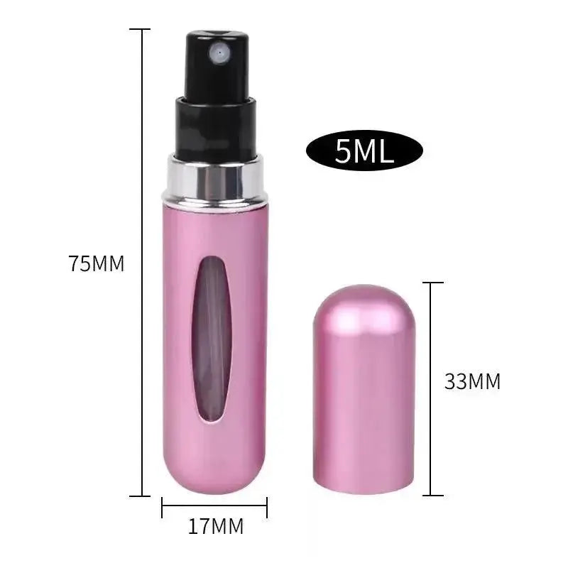 Mini Perfume Atomizer Bottle 5ml Refillable Travel Spray