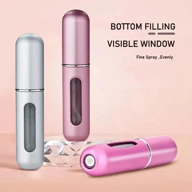 Mini Perfume Atomizer Set Portable Refillable Spray Bottles