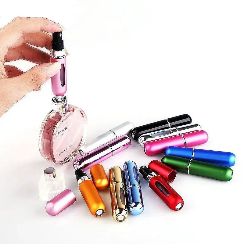 Mini Perfume Atomizer Set Portable Refillable Spray Bottles