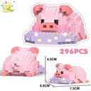 Mini Pig Diamond Building Blocks For DIY City Fun Set Kit