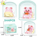 Mini Pig Diamond Building Blocks For DIY City Fun Set Kit