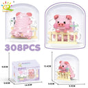 Mini Pig Diamond Building Blocks For DIY City Fun Set Kit