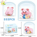 Mini Pig Diamond Building Blocks For DIY City Fun Set Kit