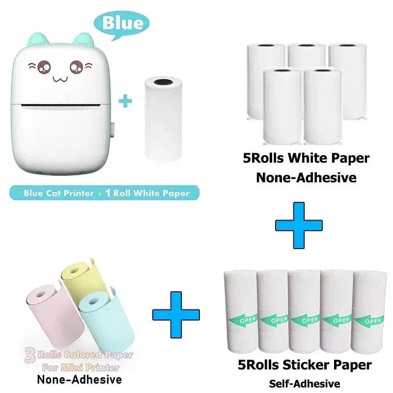 Mini Pocket Printer Portable Wireless Thermal Photo Printer