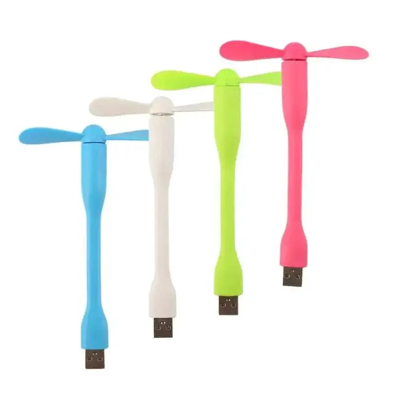 Mini Portable USB LED Lamp and USB Fan for Reading