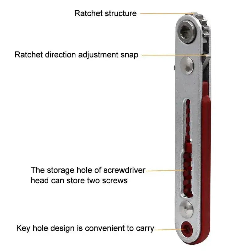 Mini Ratchet Wrench With Bidirectional Control Tool