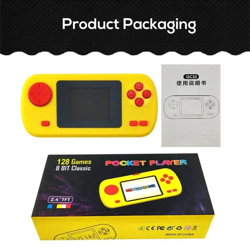Mini Retro Handheld Console 128 Classic Games Portable