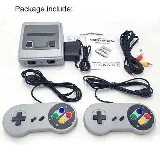 Mini Retro SNES Video Game Console For Home Use Portable