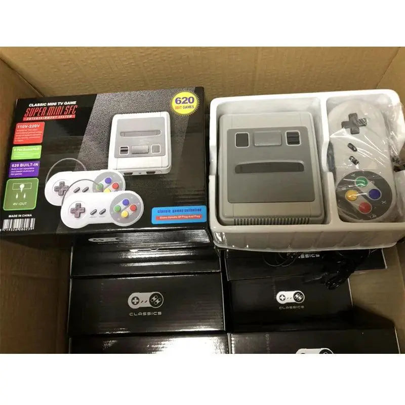 Mini Retro SNES Video Game Console For Home Use Portable
