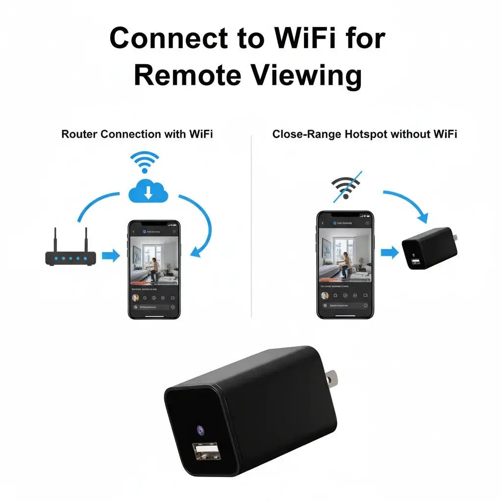Mini Security Camera 1080P HD With Motion Detection Remote Viewing Discreet
