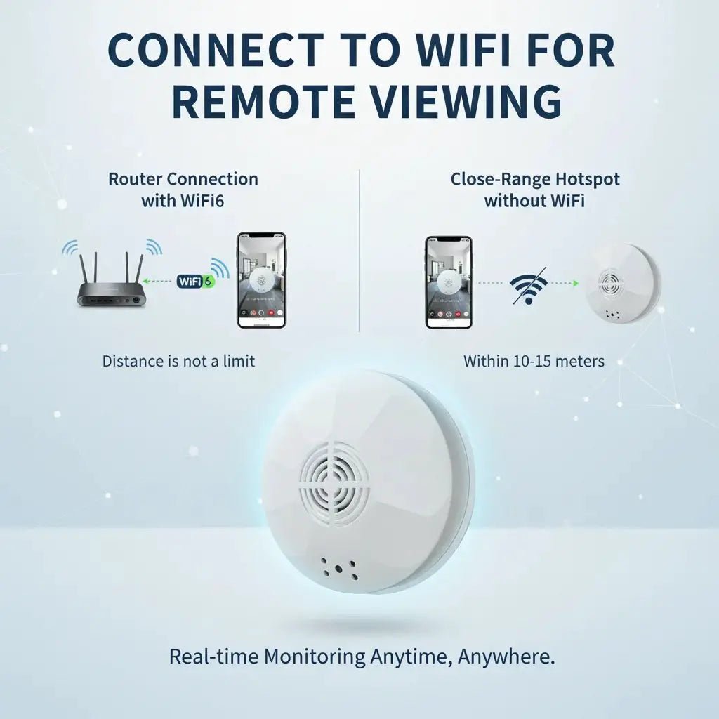 Mini Security Camera 1080P HD With WiFi Motion Detection Ceiling Mount Always On