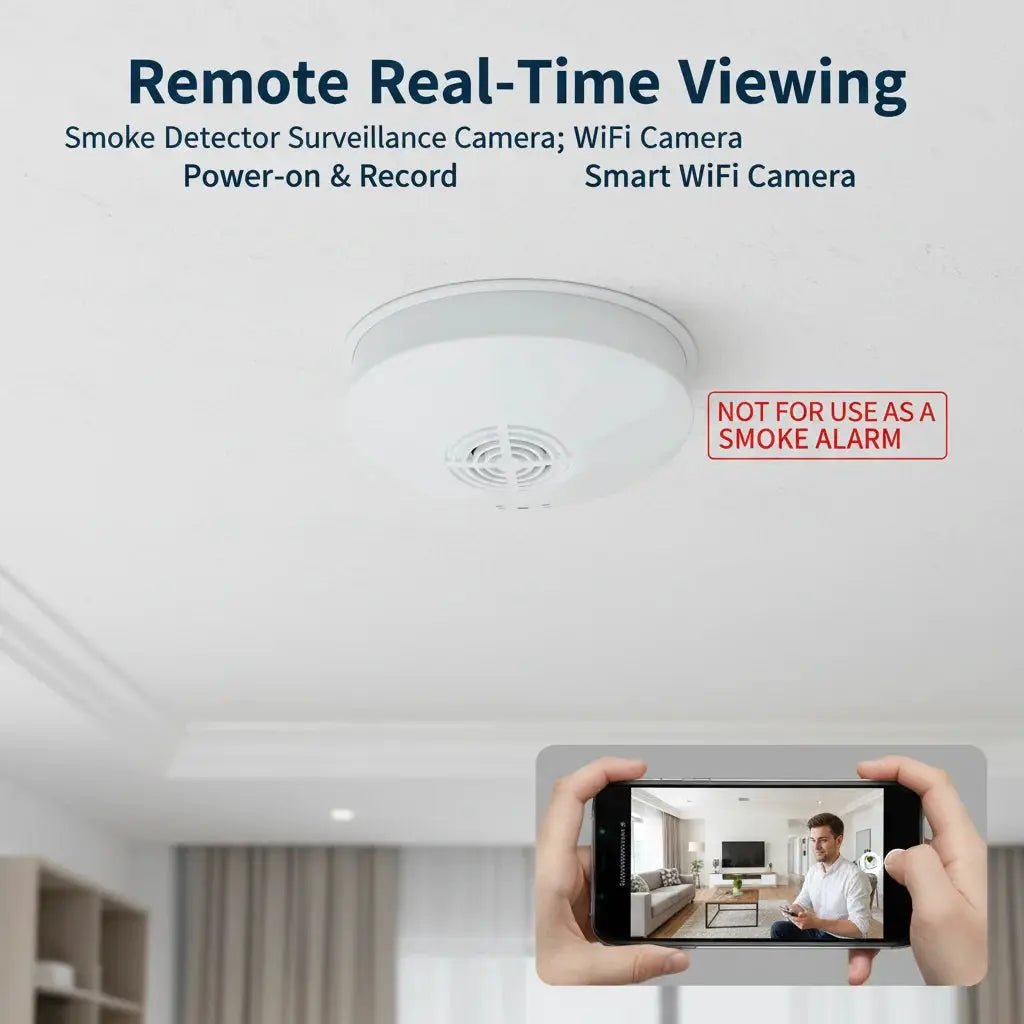 Mini Security Camera 1080P HD With WiFi Motion Detection Ceiling Mount Always On