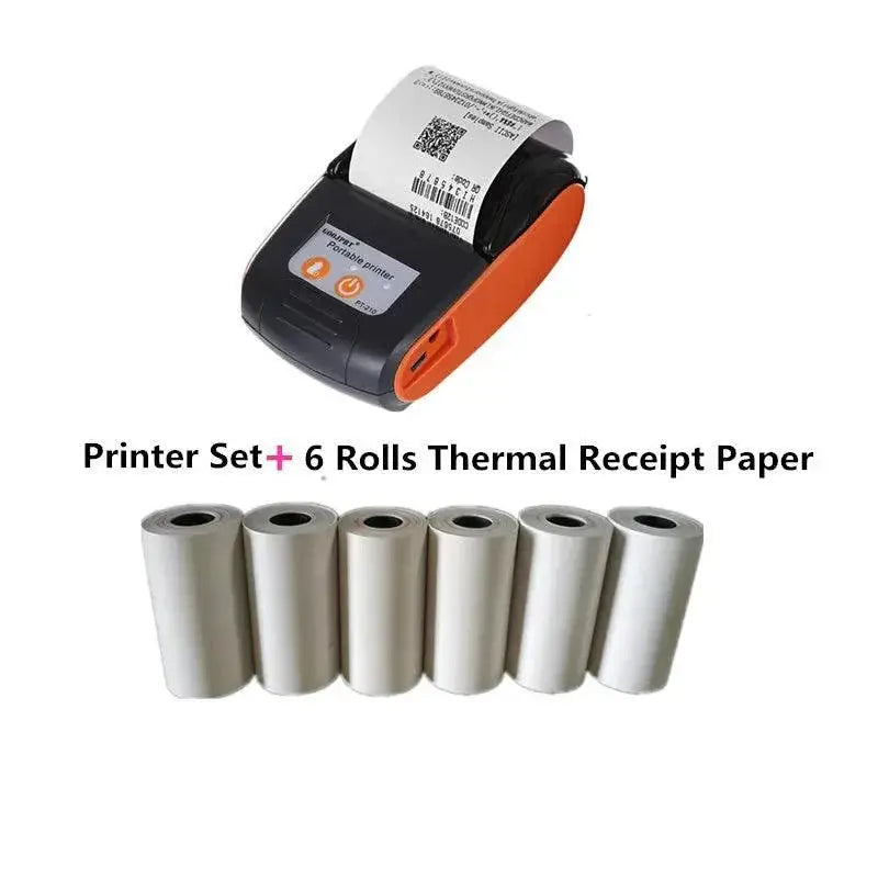 Mini Bluetooth Thermal Printer Portable For Receipts