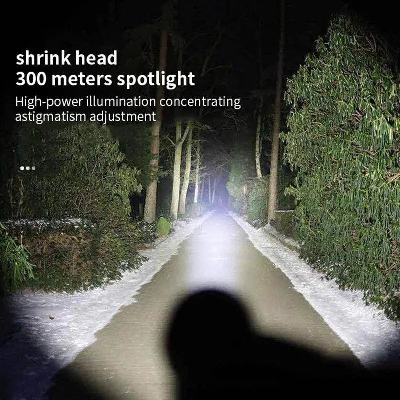Mini Torch LED Flashlight for Outdoor Use Rechargeable