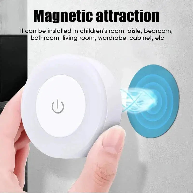 Mini Touch Sensor Night Light USB Rechargeable Lamp Cozy