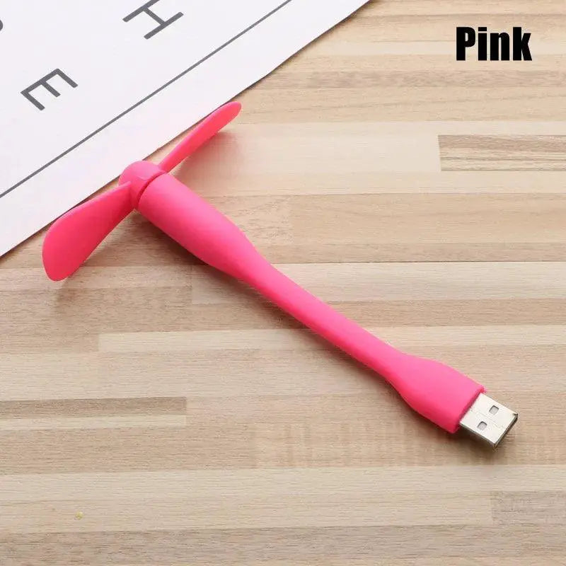 Mini USB Fan Flexible Bendable Cooling Portable Gadget