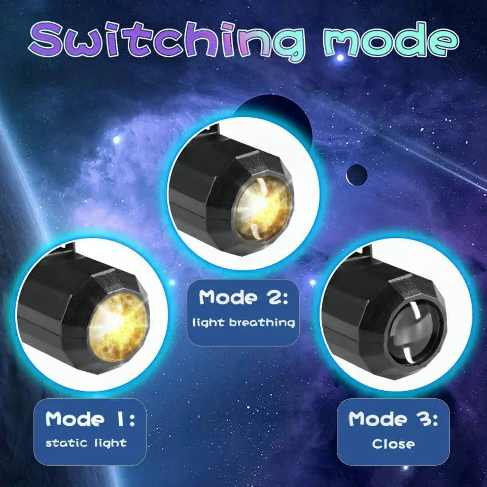 Mini USB Galaxy Star Projector Lamp For Home Decor