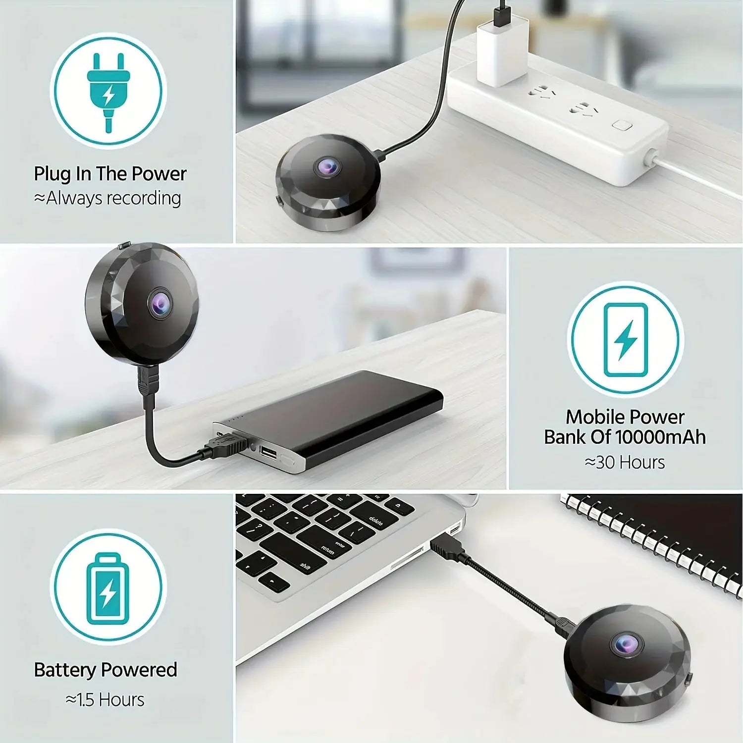 Mini WiFi Camera 1080P HD Wireless Security Camera Night Vision Home Monitoring