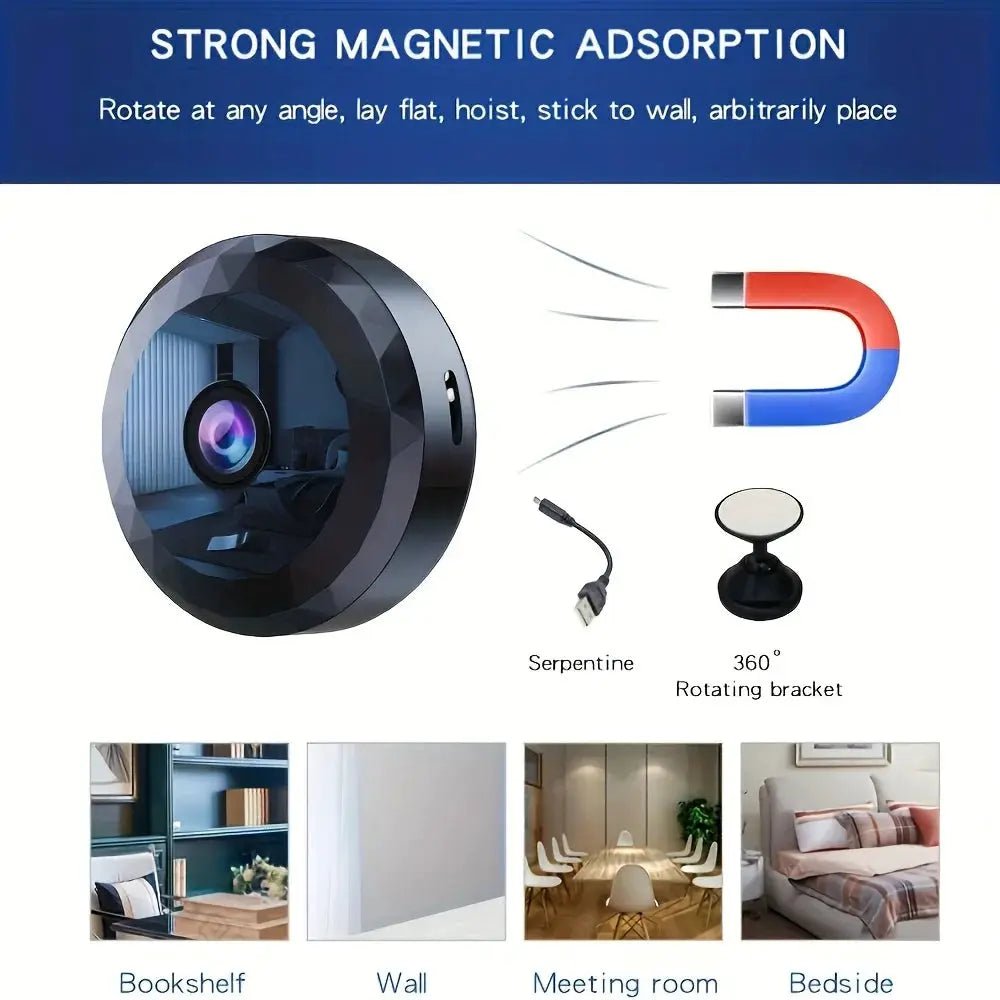 Mini WiFi Camera 1080P HD Wireless Security Camera Night Vision Home Monitoring