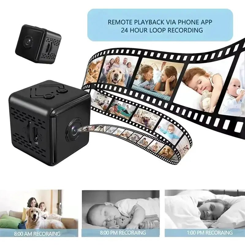 Mini WiFi Camera 4K Full HD Night Vision Hidden Cam With Motion Detection