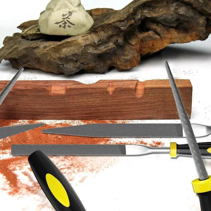 Mini Woodworking File Set Precision Shaping Tools Kit