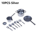 Miniature 1 To 12 Scale Dollhouse Cookware Set 10 11 Pieces