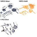 Miniature 1 To 12 Scale Dollhouse Cookware Set 10 11 Pieces